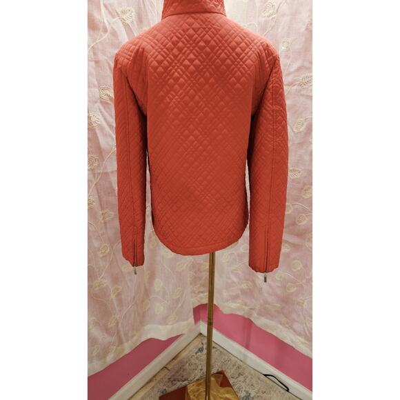 Charter Club Womens Nylon Blend Quilted Coral Lightweight Jacket | Size S - Picture 3 of 4
